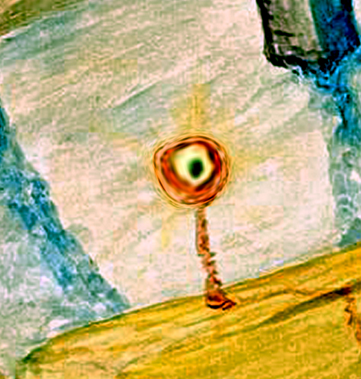 Turismus v Praze 120x120 cm, 2025_prodáno