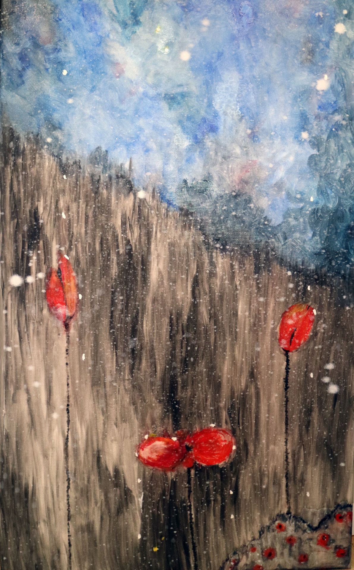 2023 Síla tlaku, olej na plátně_prodáno